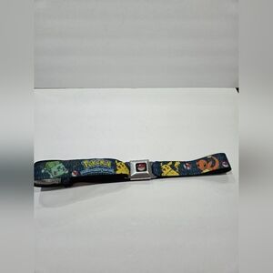 Pockemon 2014 Buckle-Down Blue and Black Patterned Belt